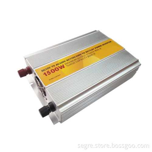 1500W Power inverter 12V 24V DC to 110V 220V modified sine inverter